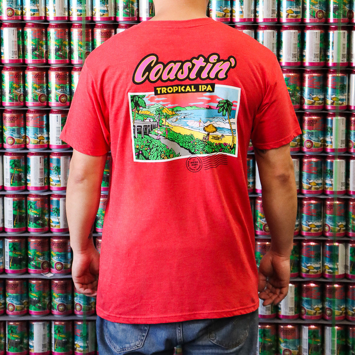 Coastin' Tropical IPA T-Shirt – Pizza Port Brewing Company