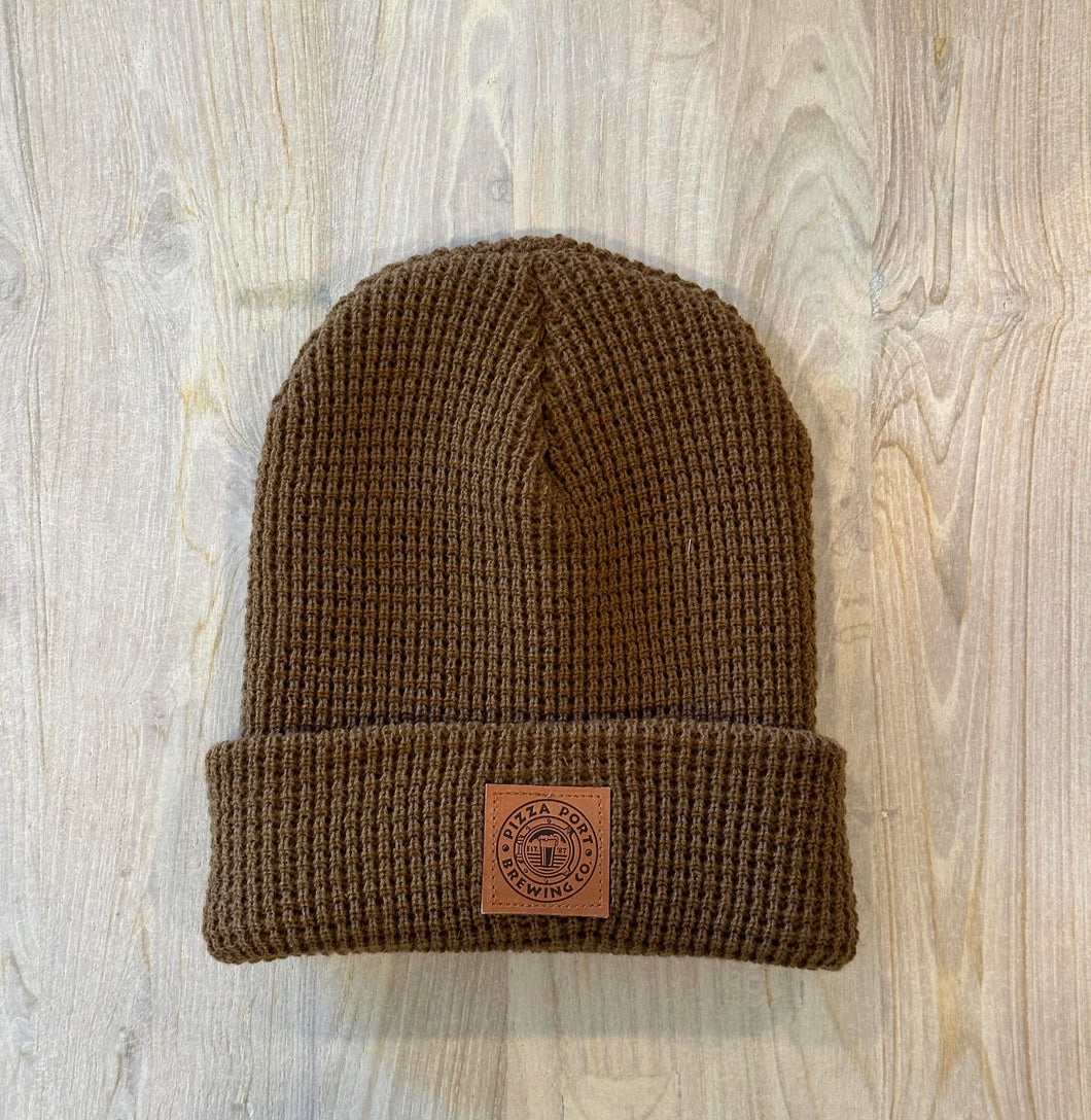 Pizza Port Waffle Beanie (Copper)