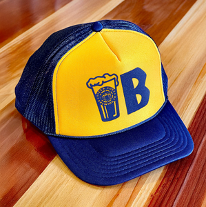 Trucker Hat IB (Blue & Yellow)