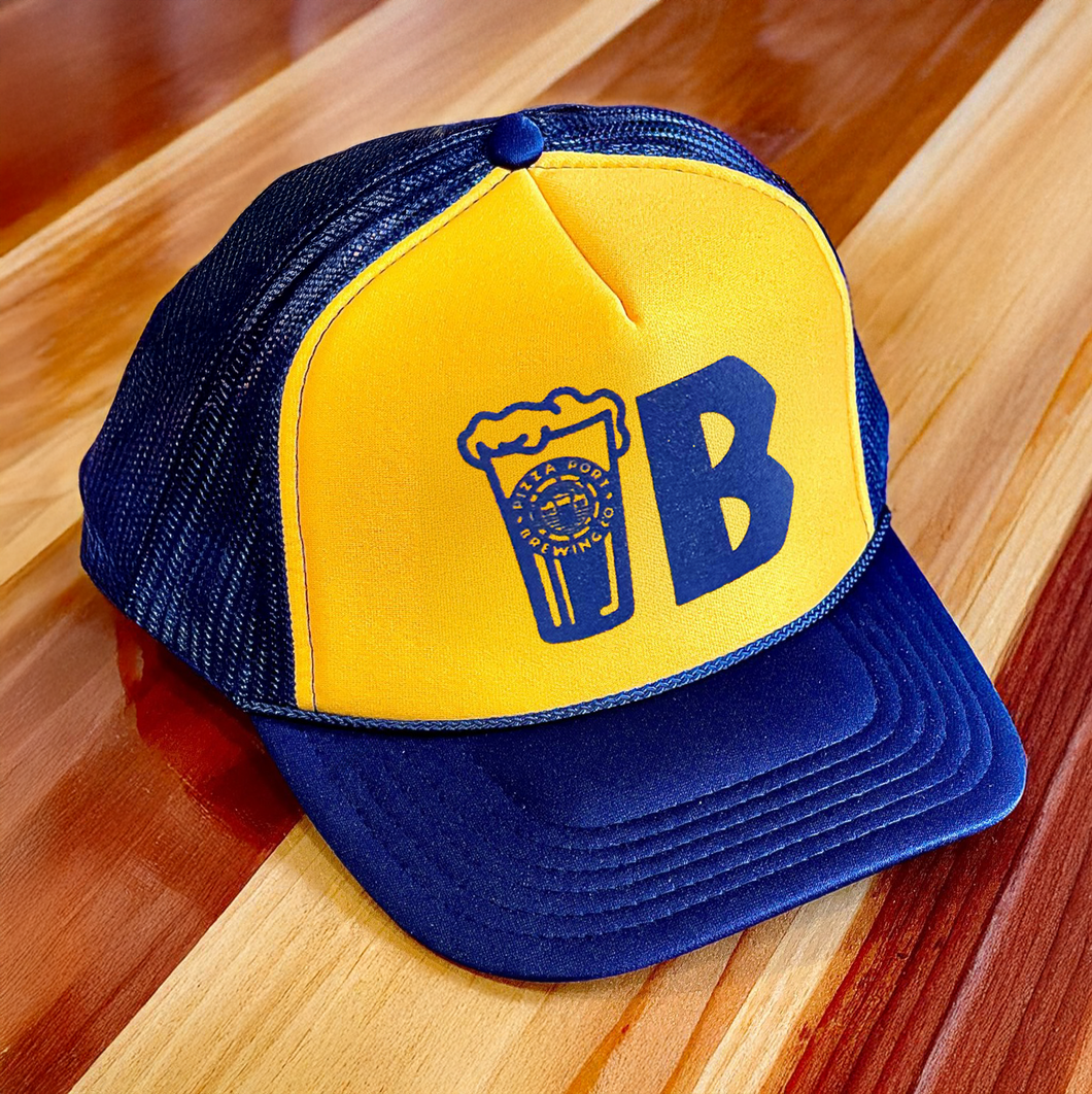 Trucker Hat IB (Blue & Yellow)