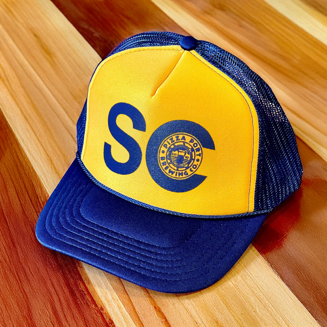Trucker Hat San Clemente (Blue & Yellow)