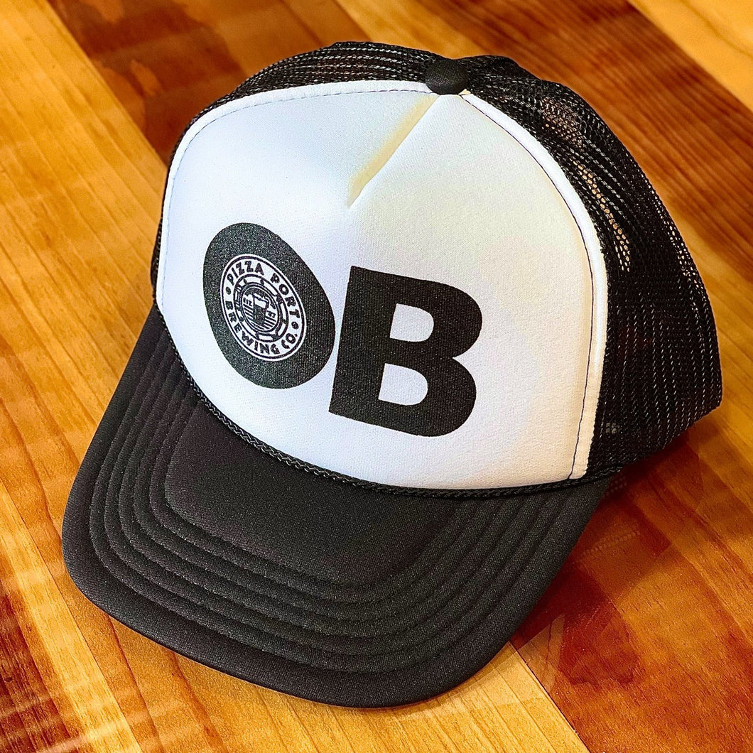Trucker Hat OB (Black & White)